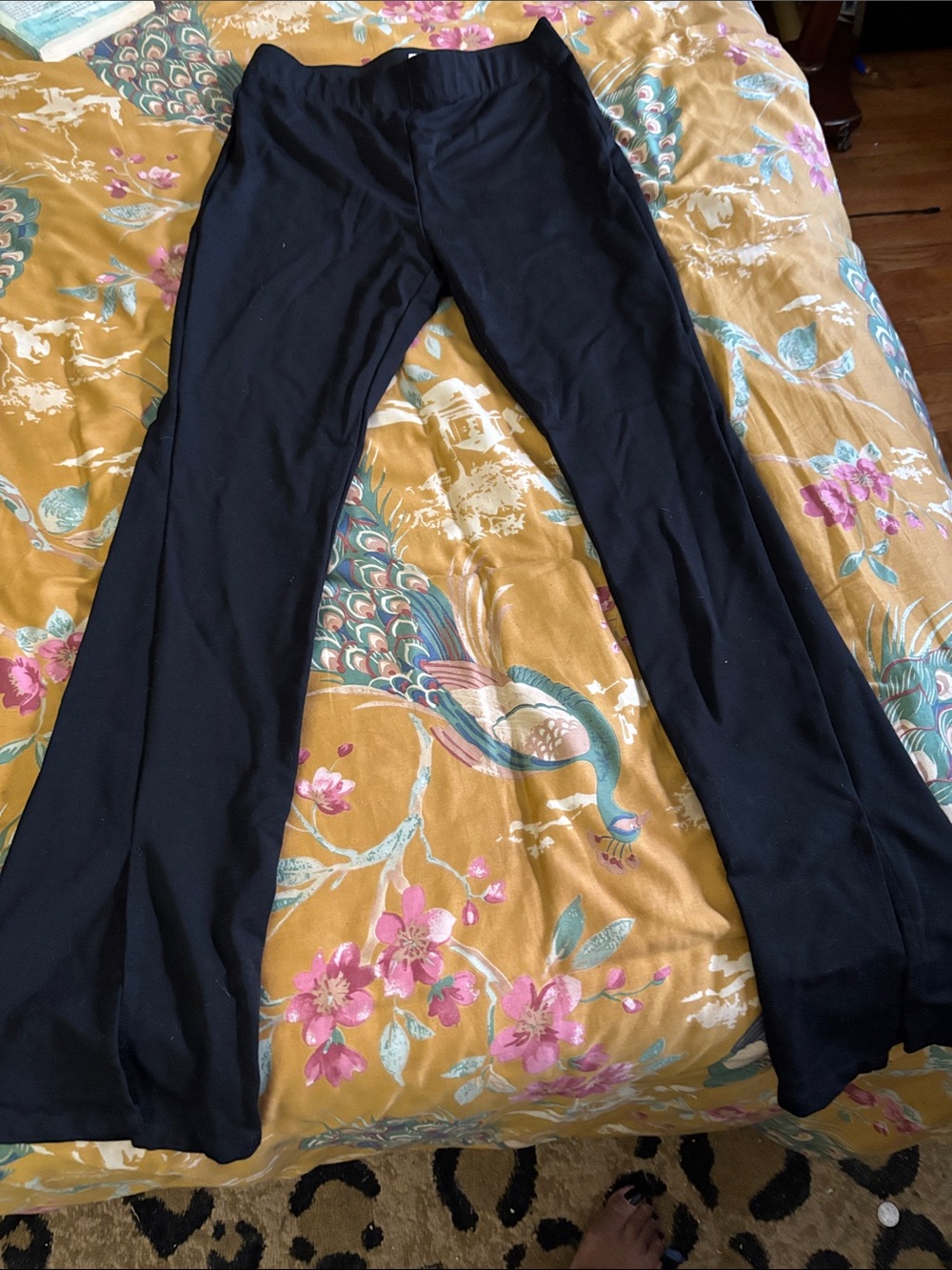 Commense Black Flared Pants